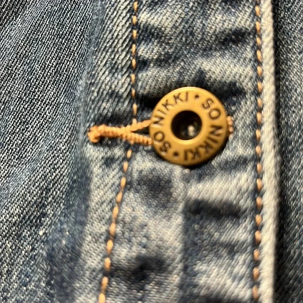 So Nikki Girls  size XL denim jacket